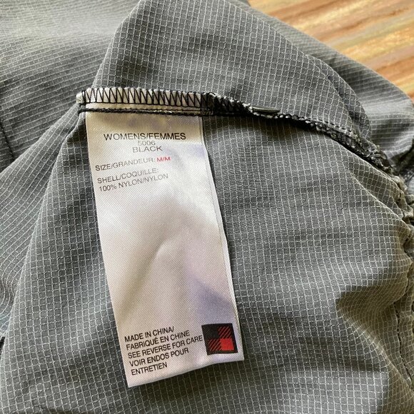 Woolrich Nylon Windwood Travel Dress with Pockets Short Sleeves Grey Check - Picture 7 of 7